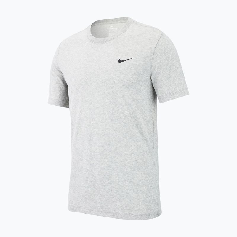 Men's T-shirt Nike Dri-Fit dark grey heather/black 5