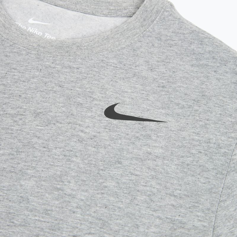 Men's T-shirt Nike Dri-Fit smokey carbon heather/black 3