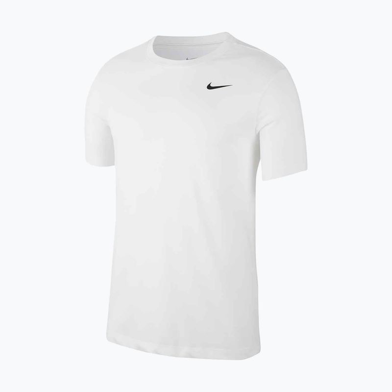 Men's T-shirt Nike Dri-Fit smokey white/black 6