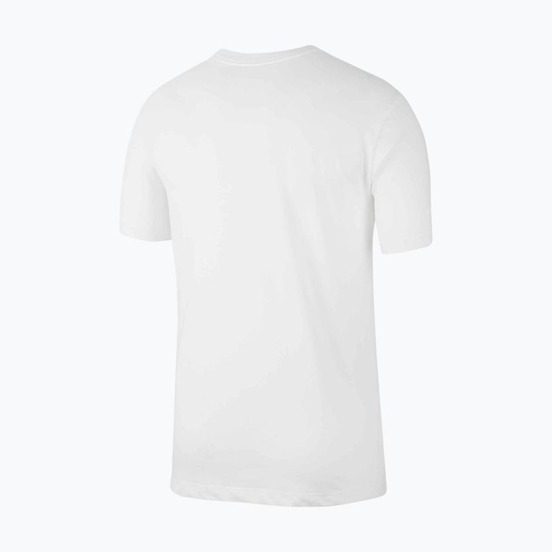 Men's T-shirt Nike Dri-Fit smokey white/black 7