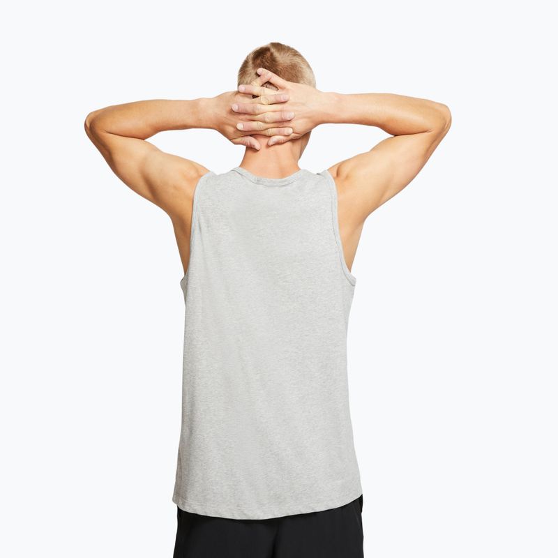 Men's training T-shirt Nike Dri-Fit TT dark grey heather/black 3