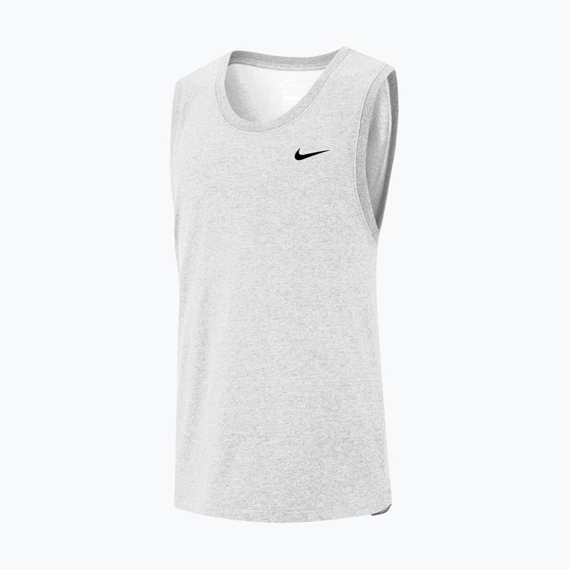 Men's training T-shirt Nike Dri-Fit TT dark grey heather/black 5