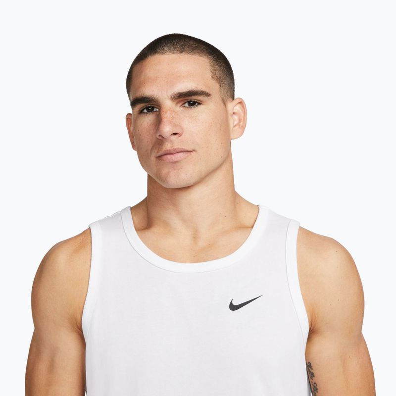 Men's training T-shirt Nike Dri-Fit TT white/black 4