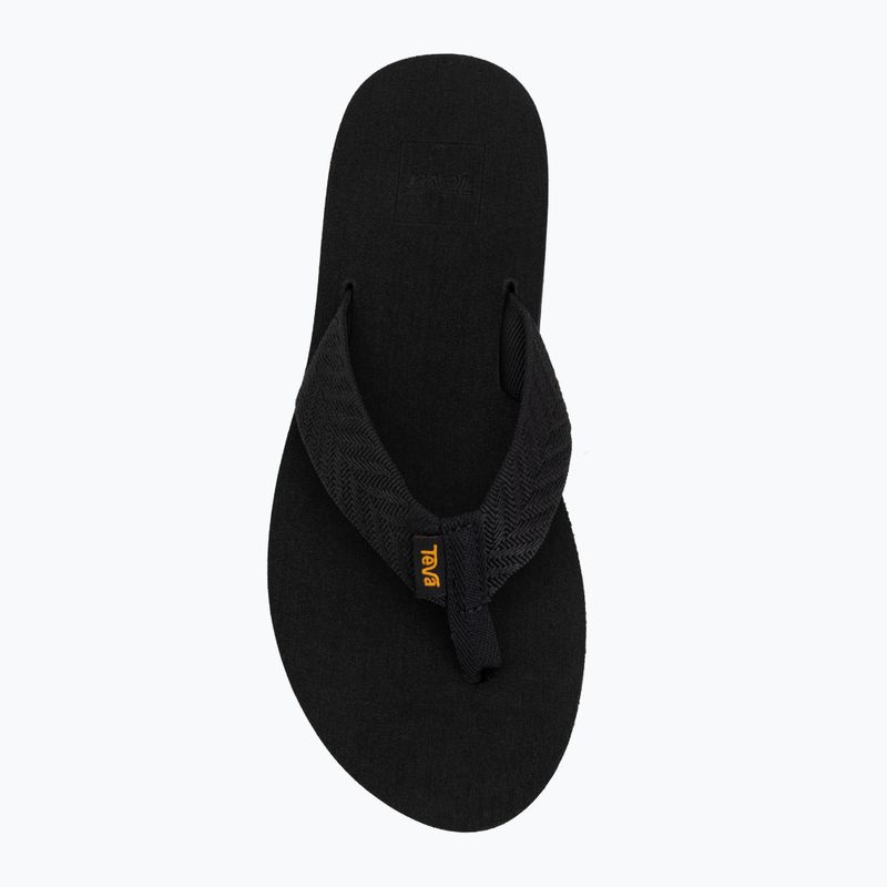 Women's flip-flops Teva Mush II fronds black 5