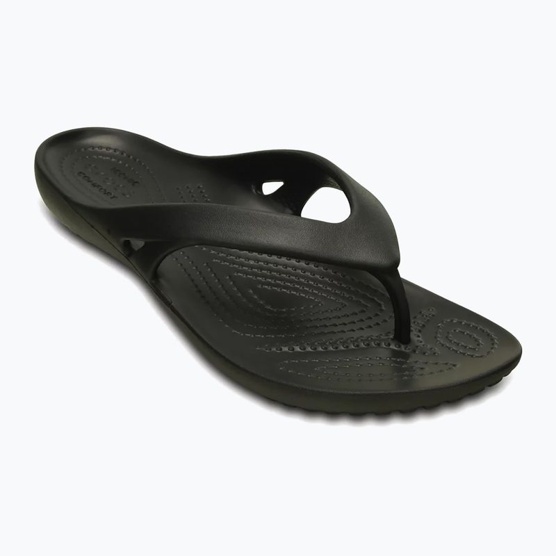 Women's Crocs Kadee II Flip Flops black 8
