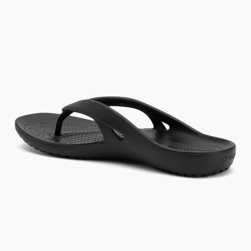 Women's Crocs Kadee II Flip Flops black 3