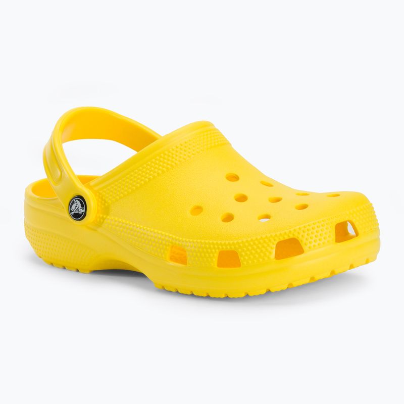 Crocs Classic lemon slides 2