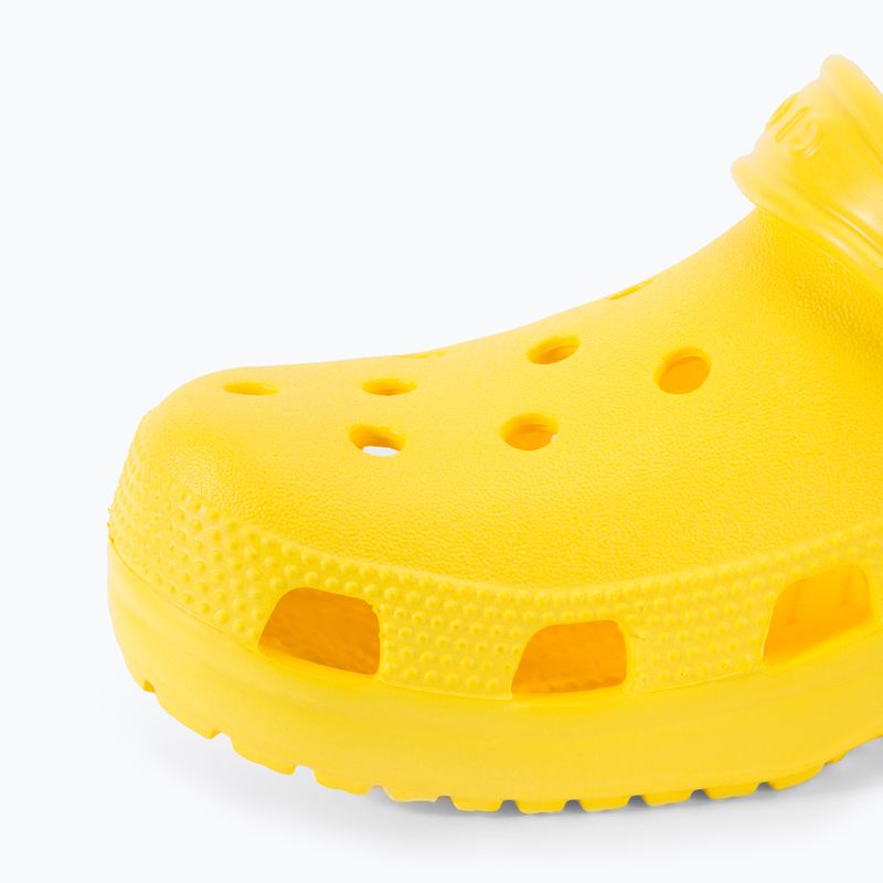 Crocs Classic lemon slides 8