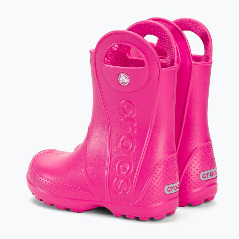 Crocs Handle Rain Boot Kids candy pink wellingtons 3