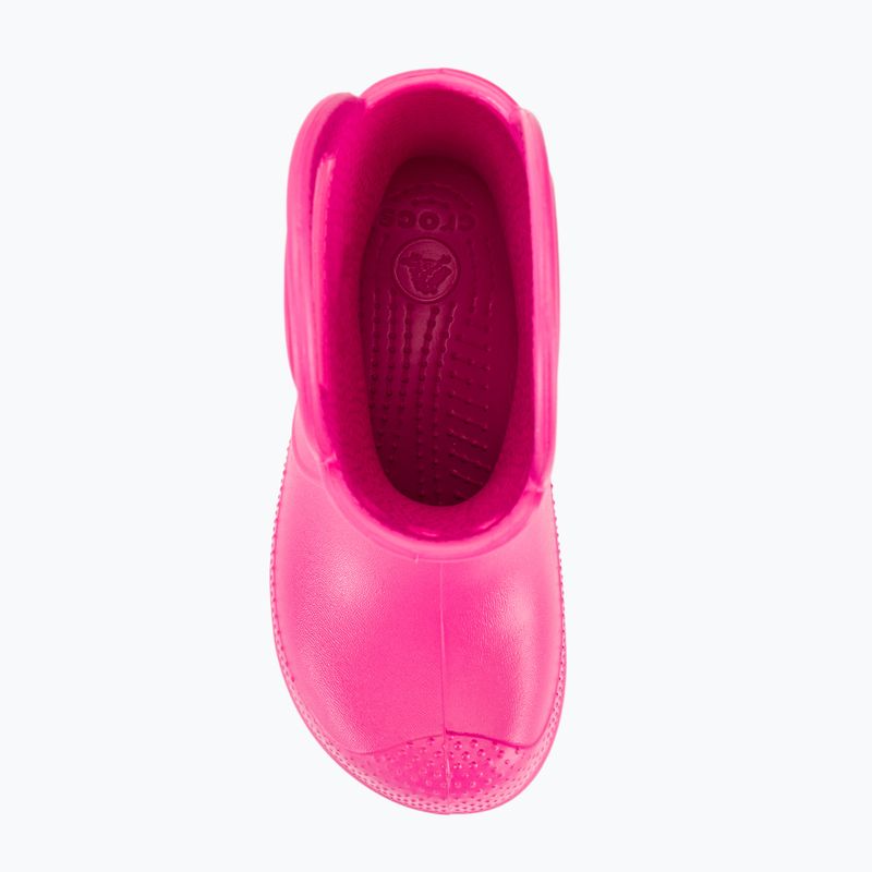 Crocs Handle Rain Boot Kids candy pink wellingtons 6