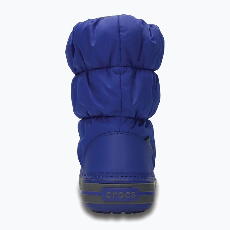 Crocs Winter Puff Kids snow boots cerulean blue/light grey 3