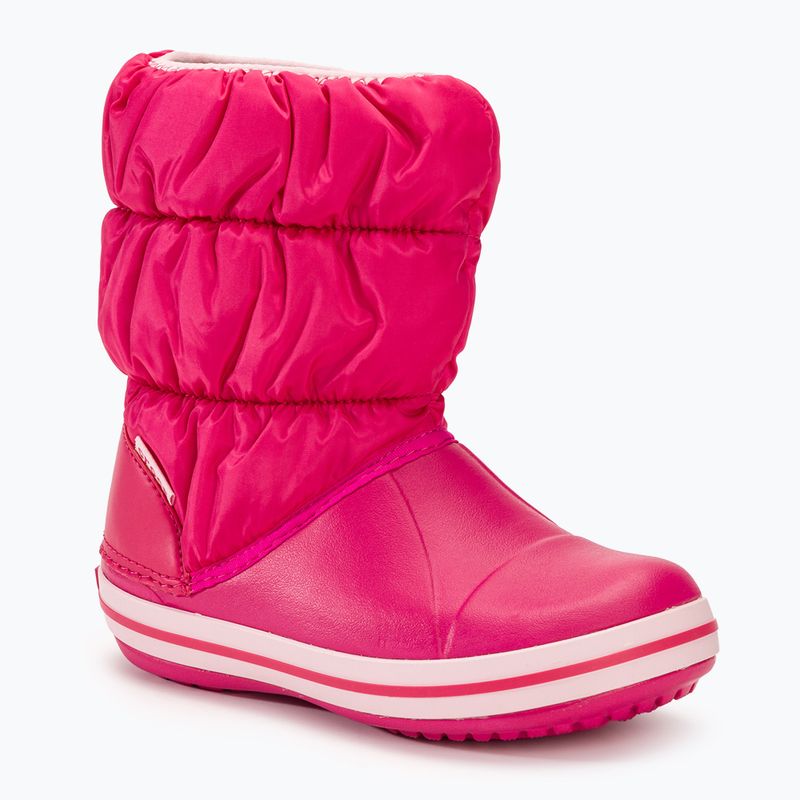 Crocs Winter Puff Kids snow boots candy pink