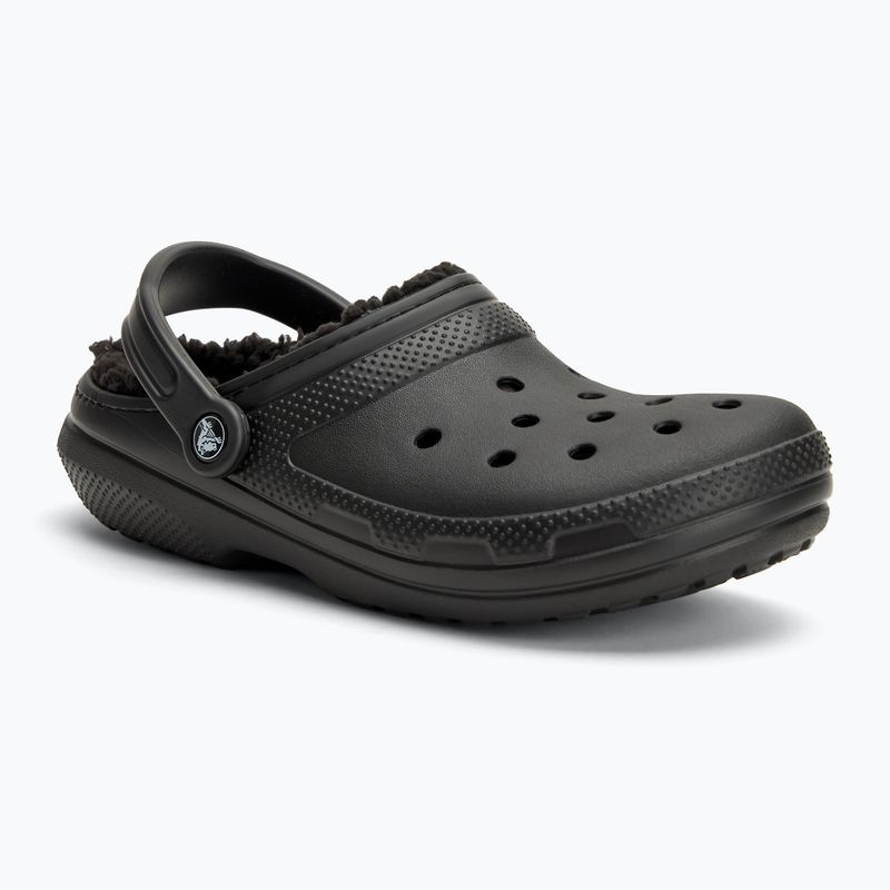 Crocs Classic Lined Clog slides black/black 2