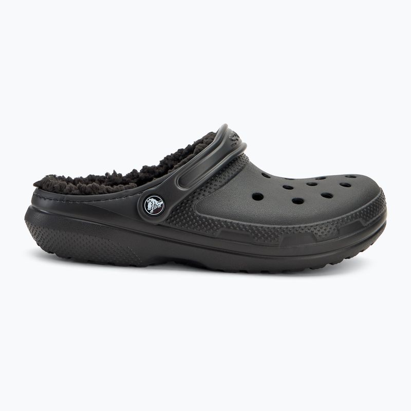 Crocs Classic Lined Clog slides black/black 3