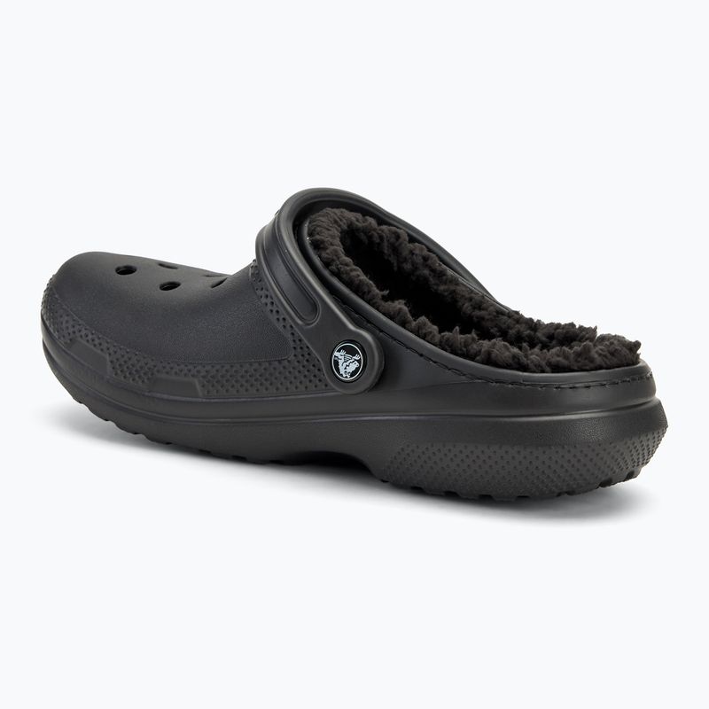 Crocs Classic Lined Clog slides black/black 4