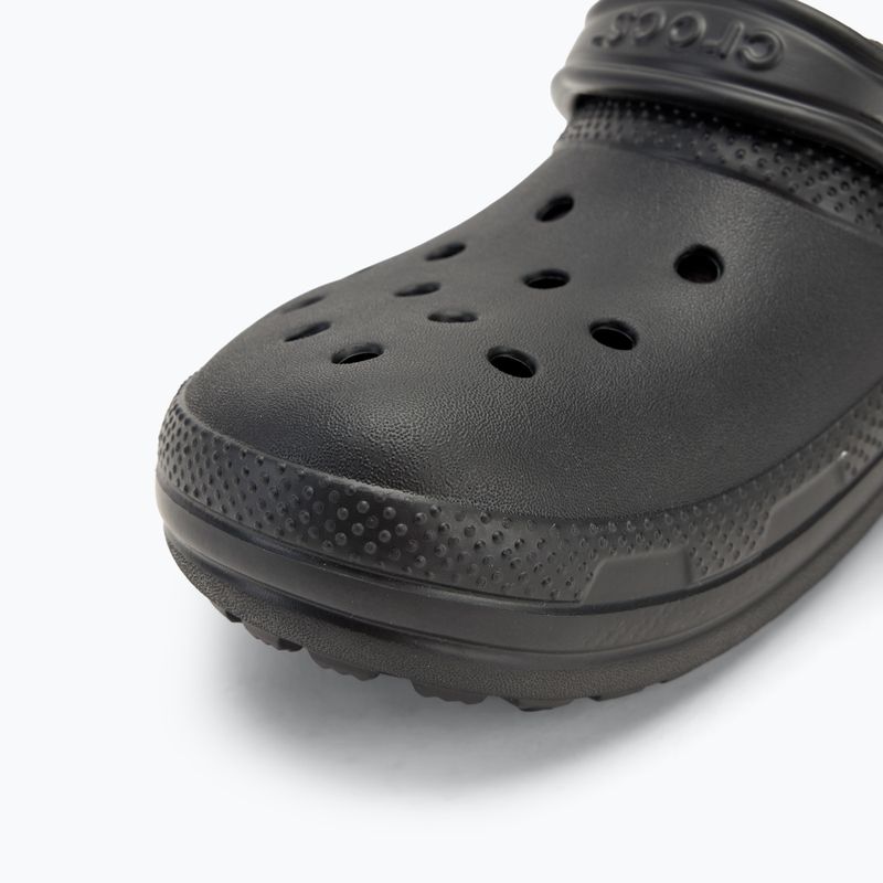 Crocs Classic Lined Clog slides black/black 8