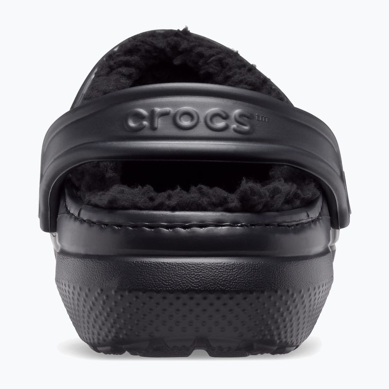 Crocs Classic Lined Clog slides black/black 11