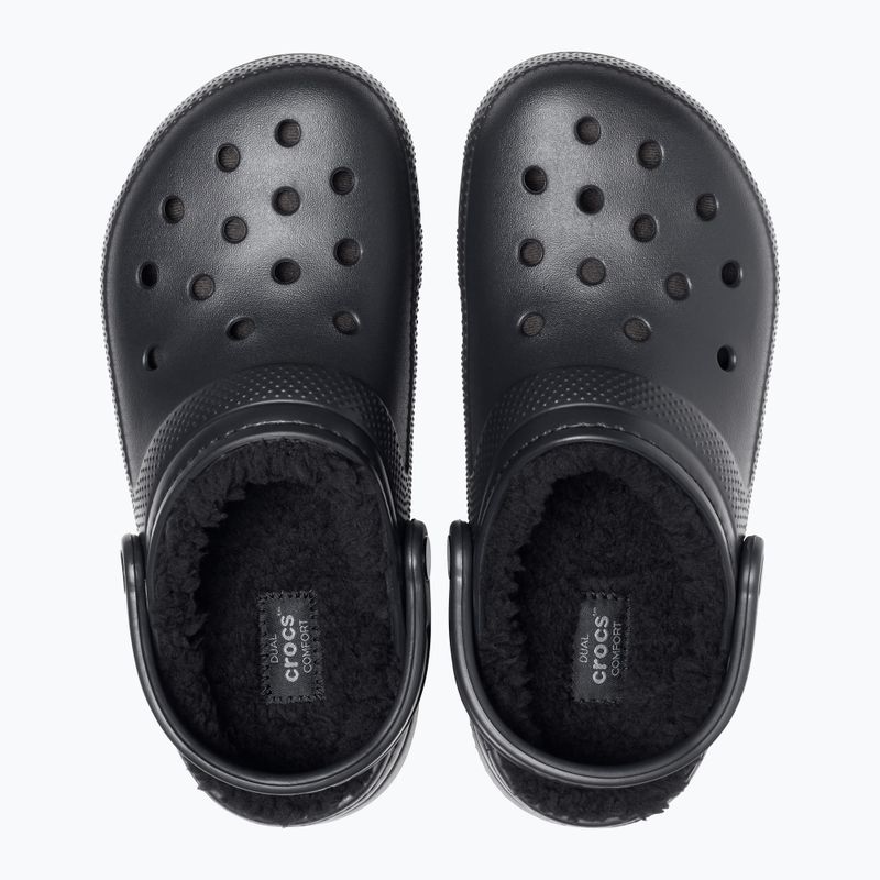 Crocs Classic Lined Clog slides black/black 13
