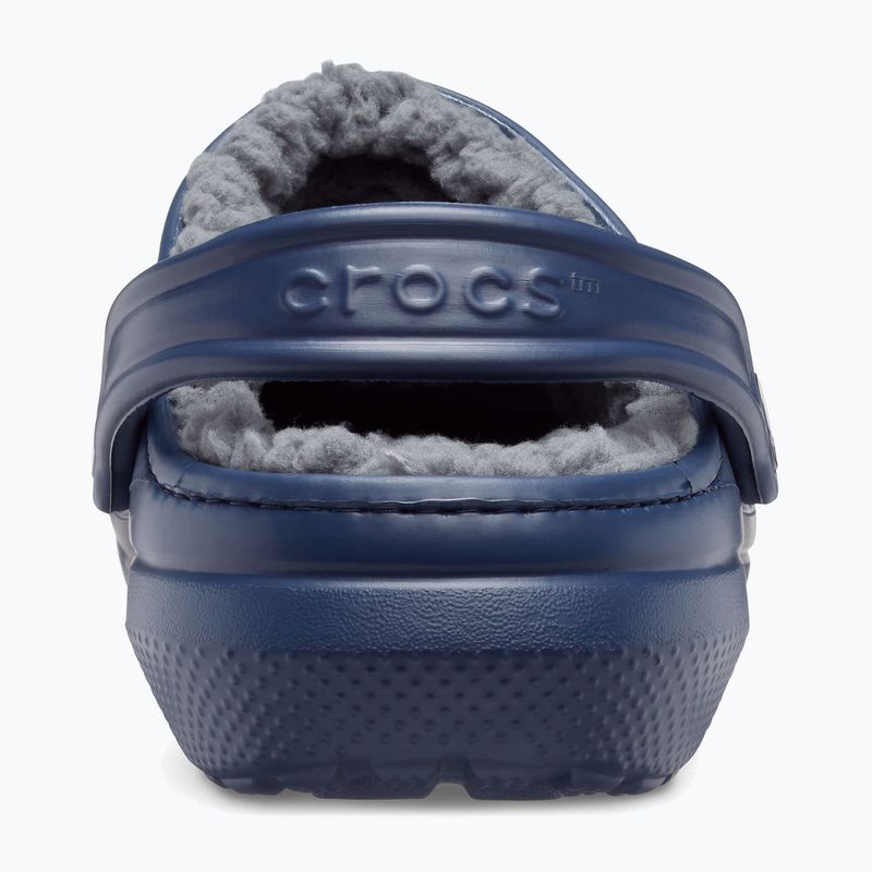 Crocs Classic Lined Clog slides navy/charcoal 11