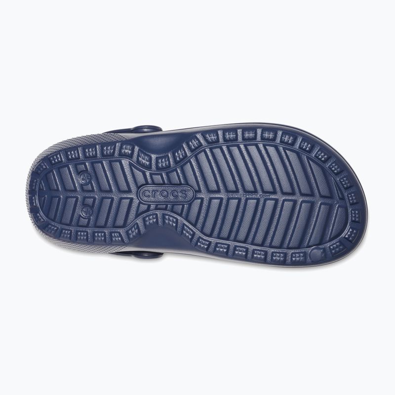 Crocs Classic Lined Clog slides navy/charcoal 12