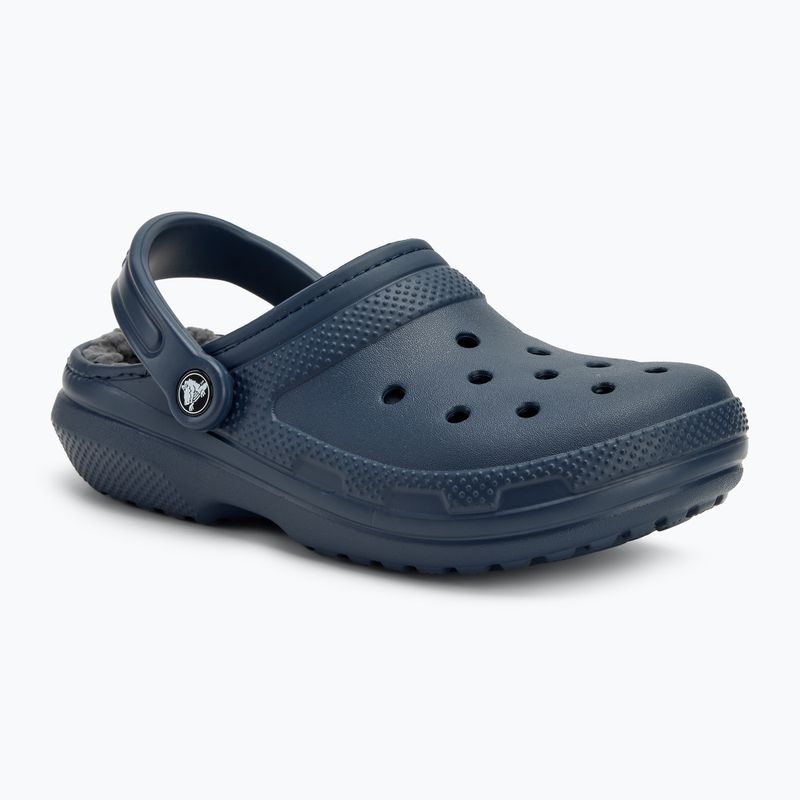 Crocs Classic Lined Clog slides navy/charcoal 2