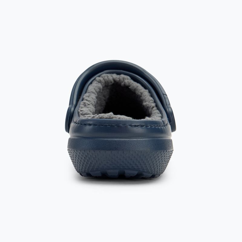 Crocs Classic Lined Clog slides navy/charcoal 7