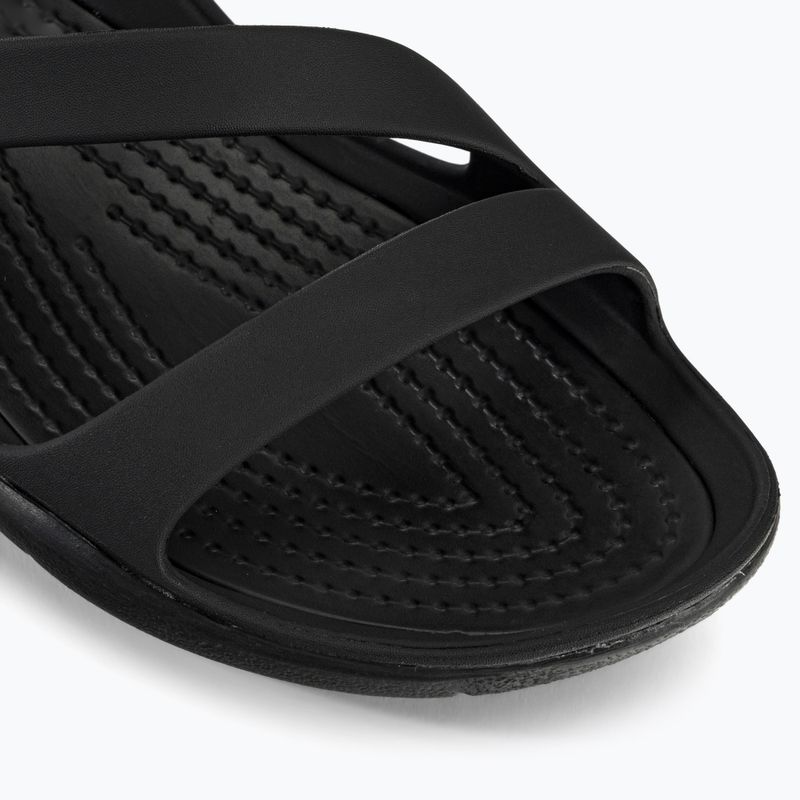 Women's Crocs Swiftwater Sandal black 203998-060 flip-flops 7