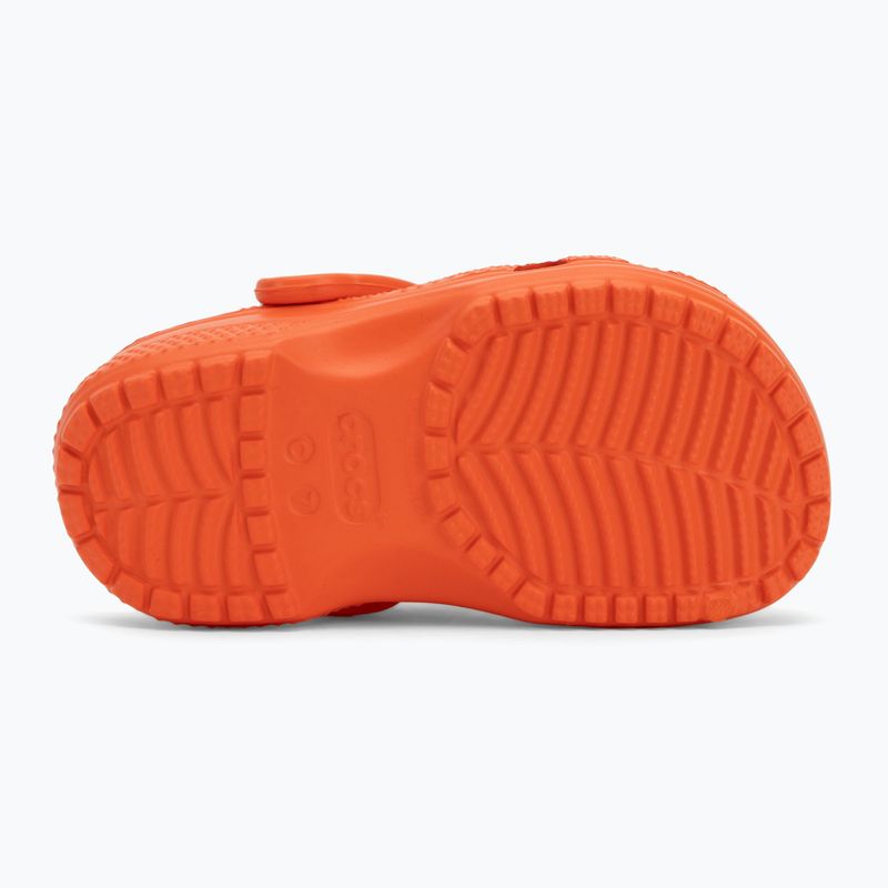 Crocs Classic Clog Kids tangerine flip-flops 5