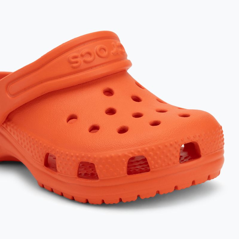 Crocs Classic Clog Kids tangerine flip-flops 8