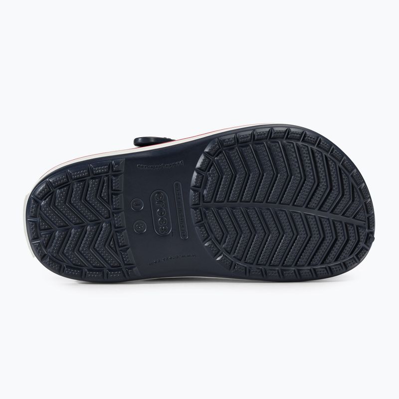 Crocs Crocband Clog Kids slides navy/red 5