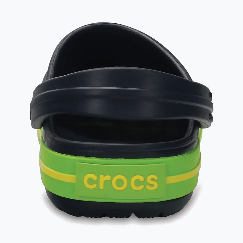 Crocs Crocband Clog Kids flip-flops navy/volt green 4