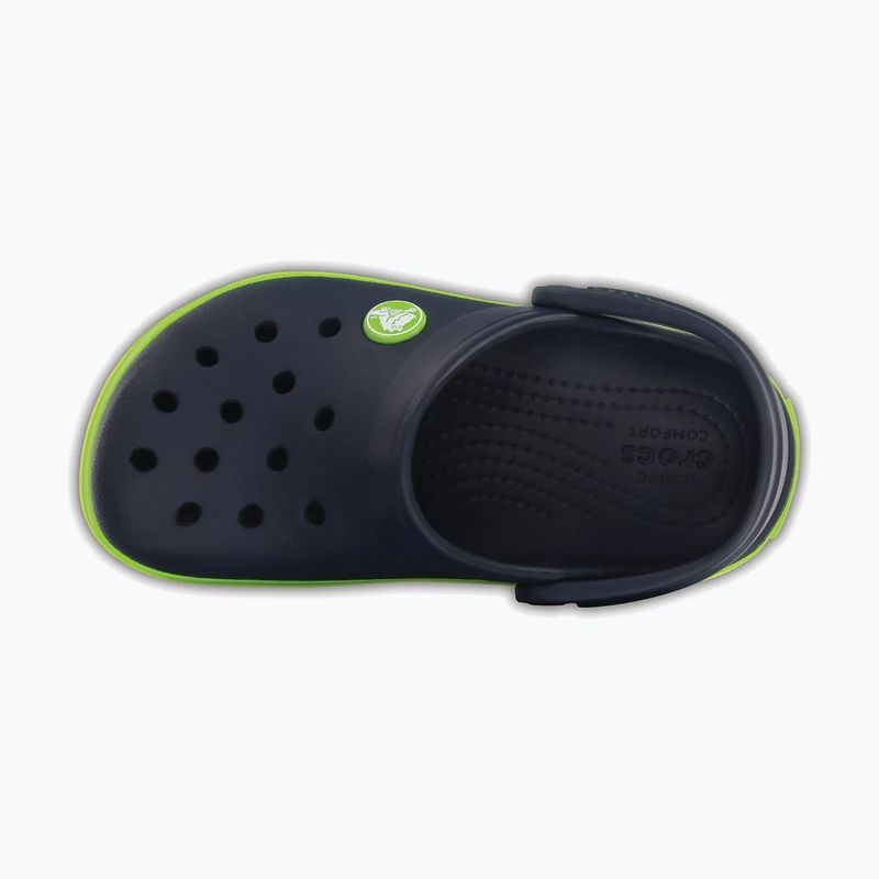 Crocs Crocband Clog Kids flip-flops navy/volt green 5