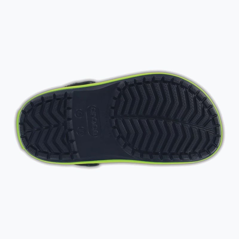 Crocs Crocband Clog Kids flip-flops navy/volt green 6