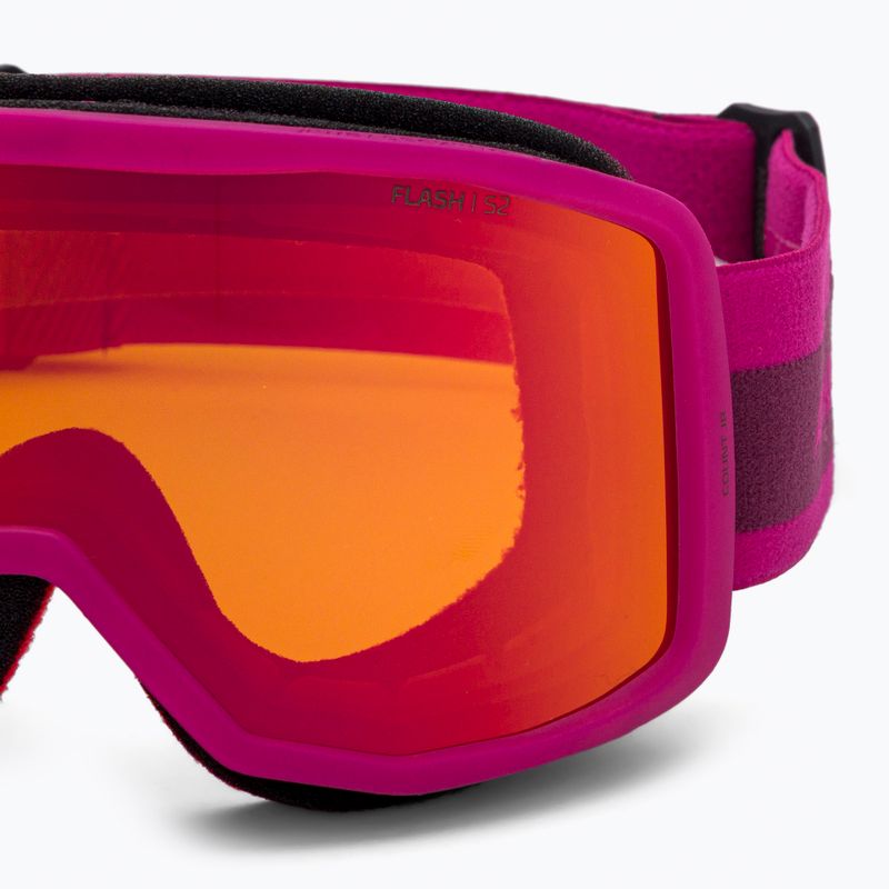 Atomic Count Jr children's ski goggles Cylindrical berry/pink/blue flash AN5106200 5