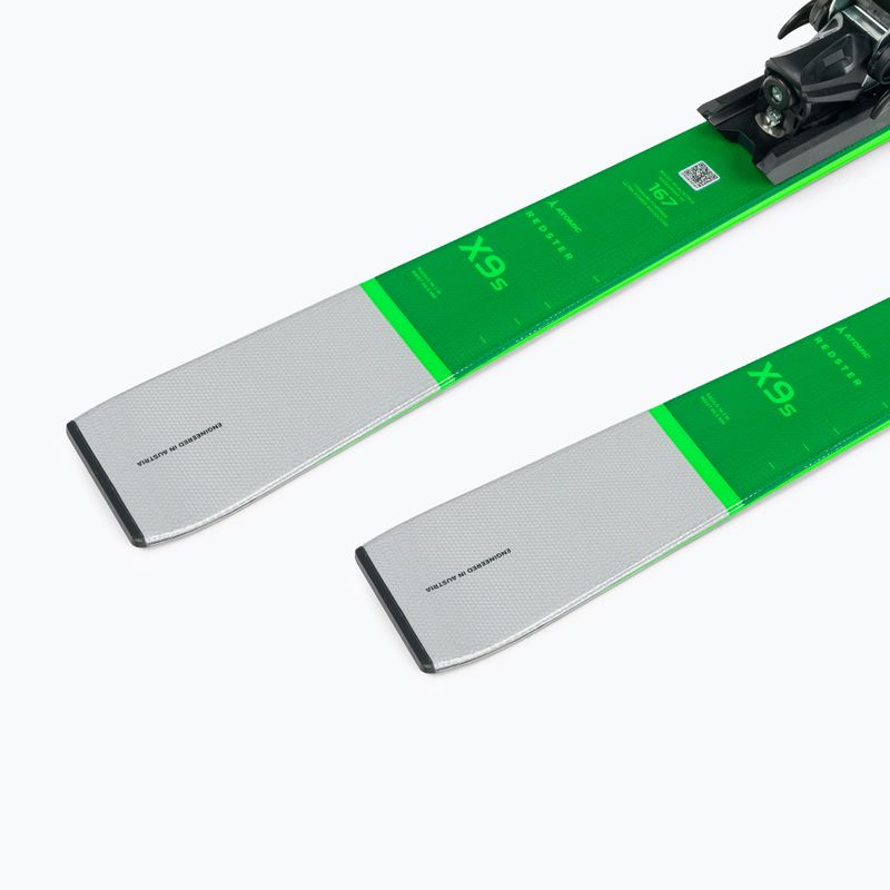 Men's Atomic Redster X9S Revoshock S + X12 GW downhill skis green AASS02756 9