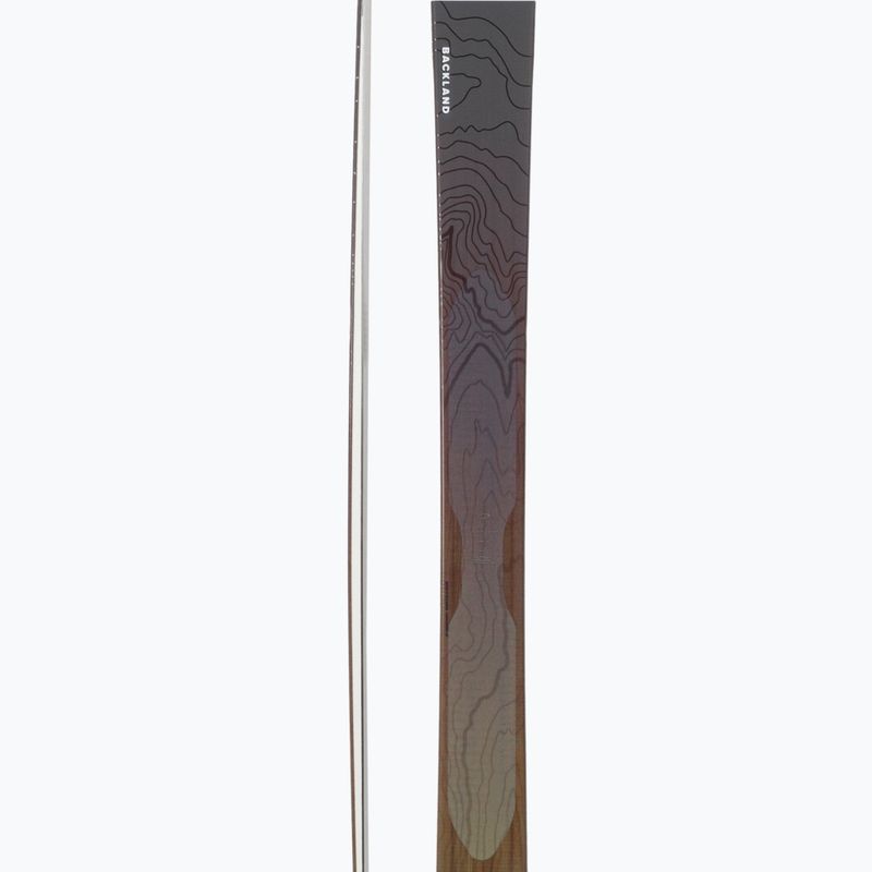 Men's Atomic Backland 95 + Skins black/green skis AAST01604 5