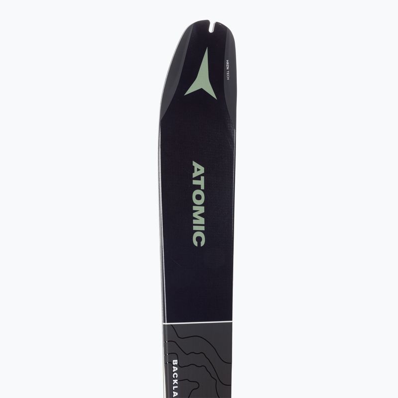 Men's Atomic Backland 95 + Skins black/green skis AAST01604 7