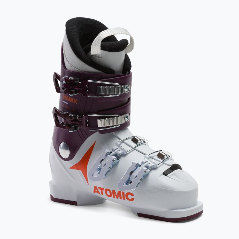 Atomic Hawx Girl 4 children's ski boots white and purple AE5025620