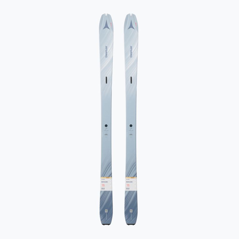 Women's skate ski Atomic Backland 78W + Skins grey AAST01928