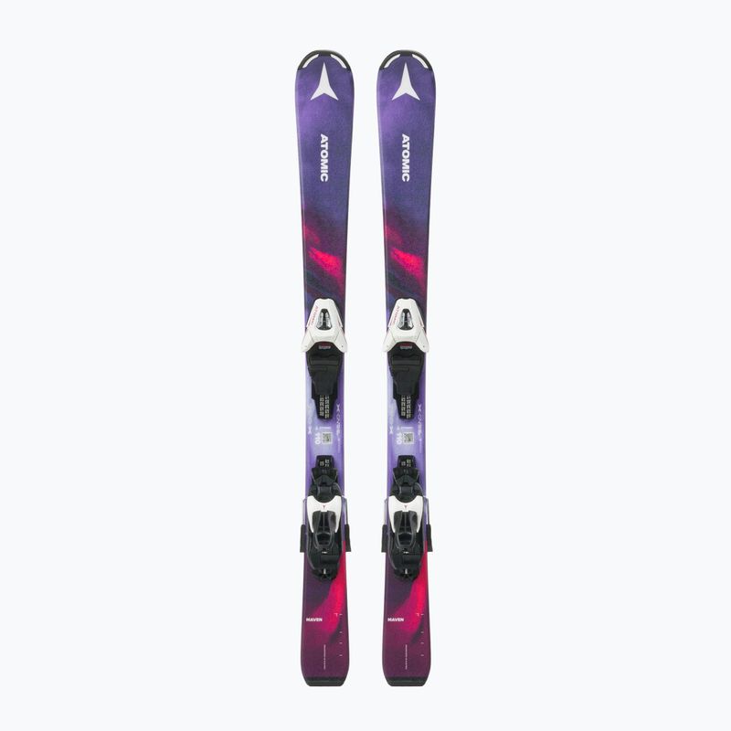 Atomic Maven Girl + C5 GW children's downhill skis in colour AASS03088