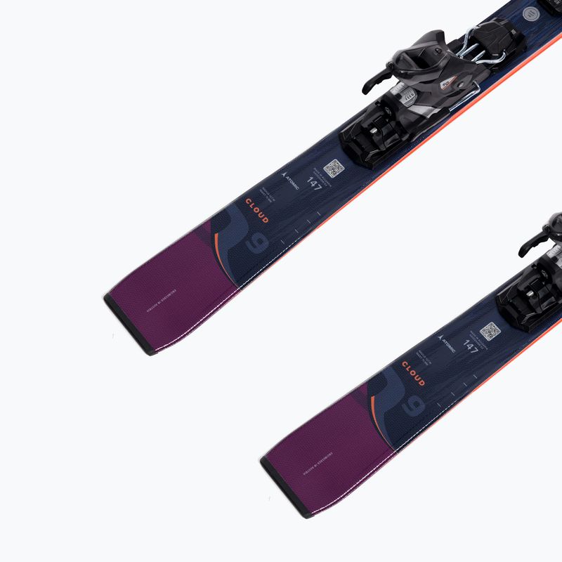Atomic Cloud Q9 + M10 GW women's downhill skis black and purple AASS03076 9