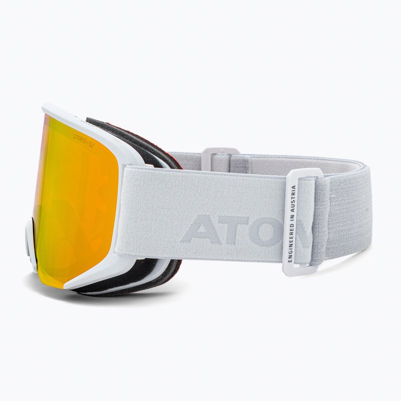 Atomic Savor Stereo light grey/red stereo ski goggles AN5106288 4