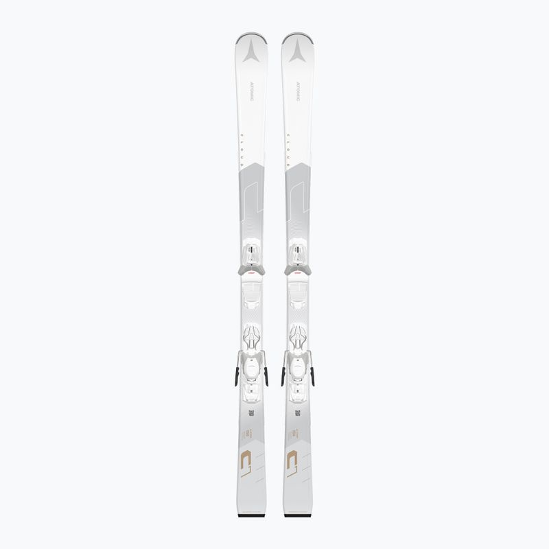 Women's downhill skis Atomic Cloud C7 White + bindings M10 GW