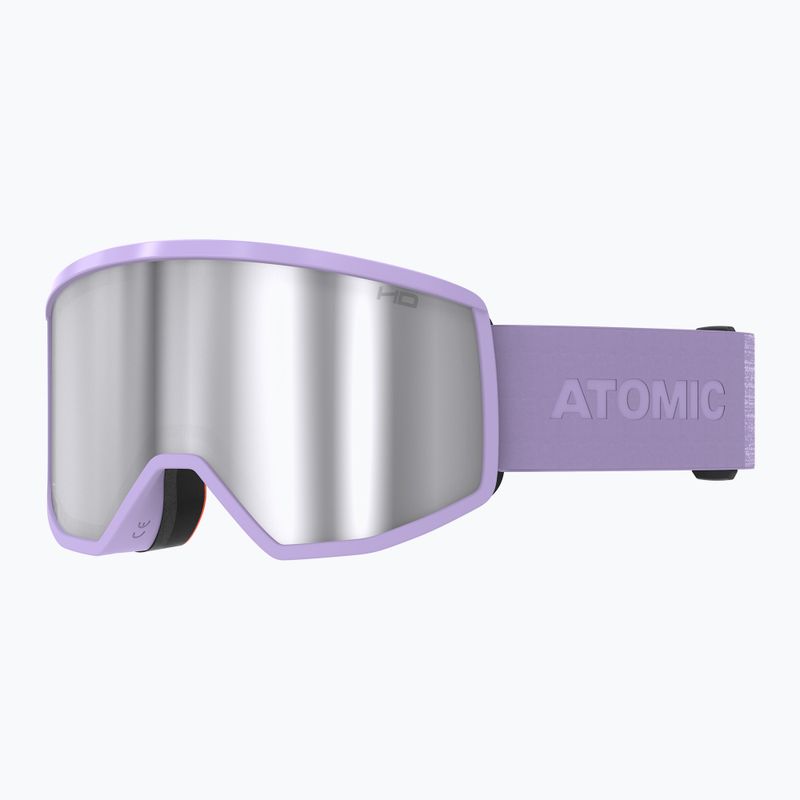 Atomic Four HD lavender/silver hd ski goggles