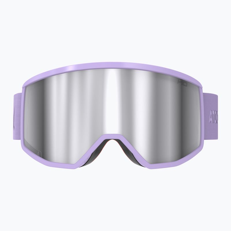 Atomic Four HD lavender/silver hd ski goggles 2