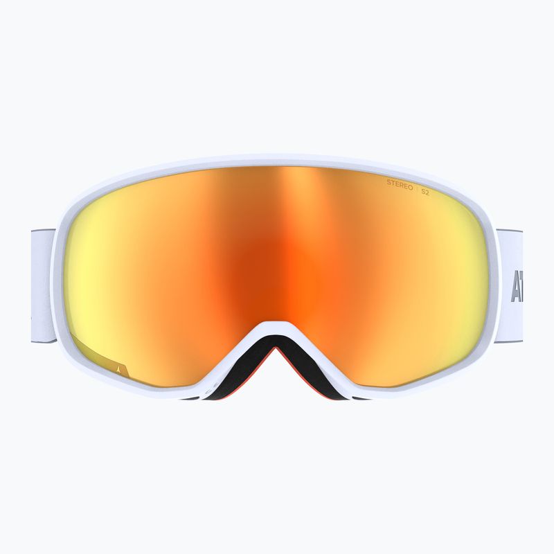 Atomic Revent Stereo light grey/red ski goggles 6