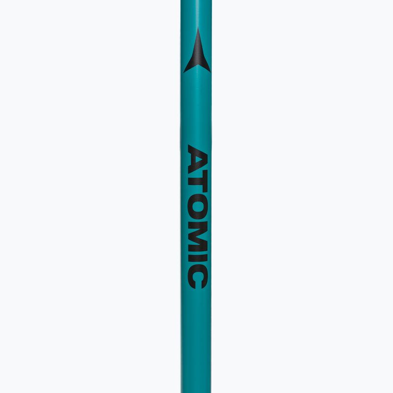 Atomic Redster X teal/blue ski poles 3