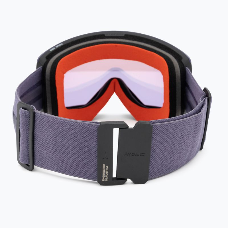 Atomic Four Pro HD Photo dark purple/amber gold ski goggles 4