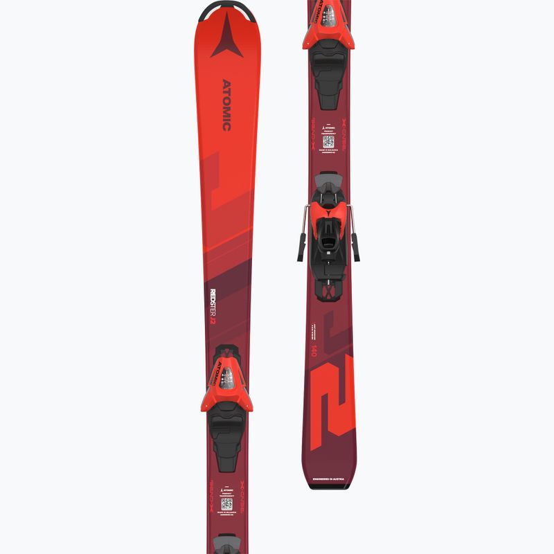 Children's downhill skis Atomic Redster J2 JTM + bindings C5 GW red 5