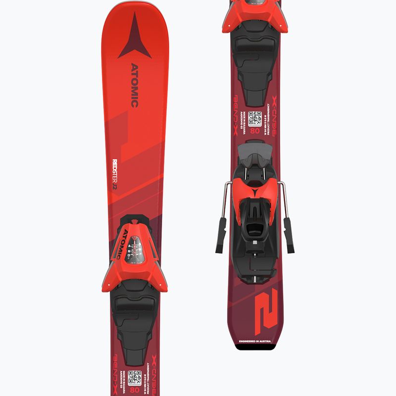 Children's downhill skis Atomic Redster J2 JTXS + bindings C5 GW red 10